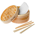 2-Tier Bamboo Steamer Basket