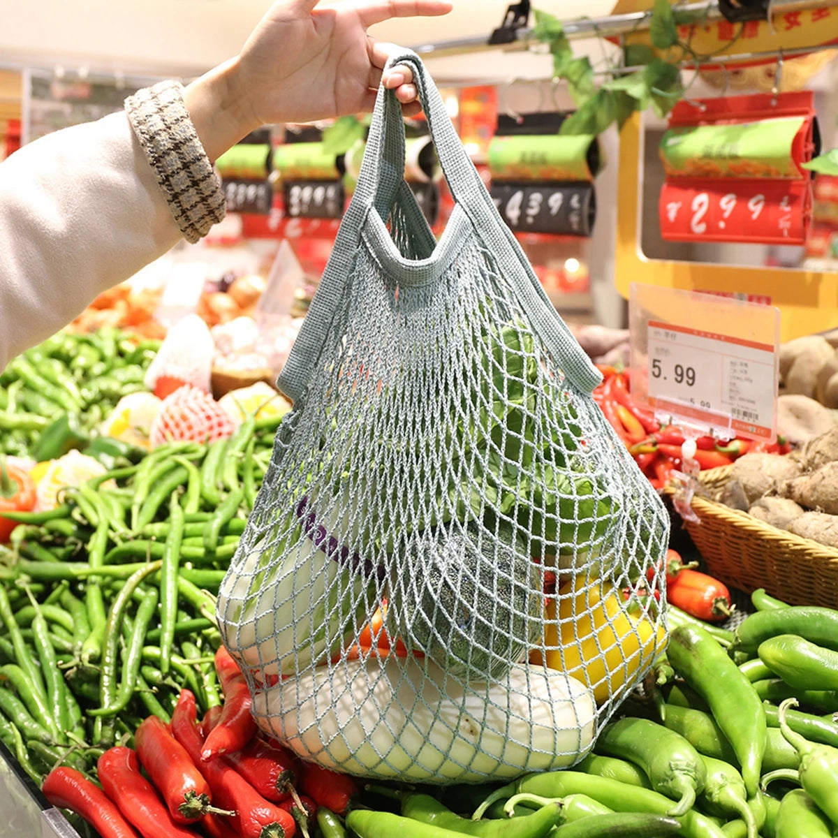 Reusable, Eco friendly Grocery Bag
