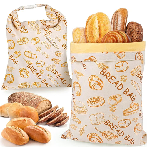 Reusable Beeswax Bread Bags