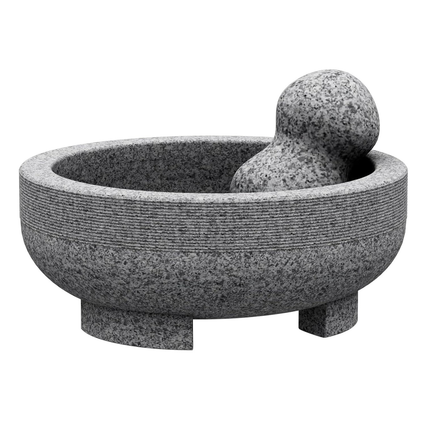 Granite Mortar Pestle 8 Inch Bowl